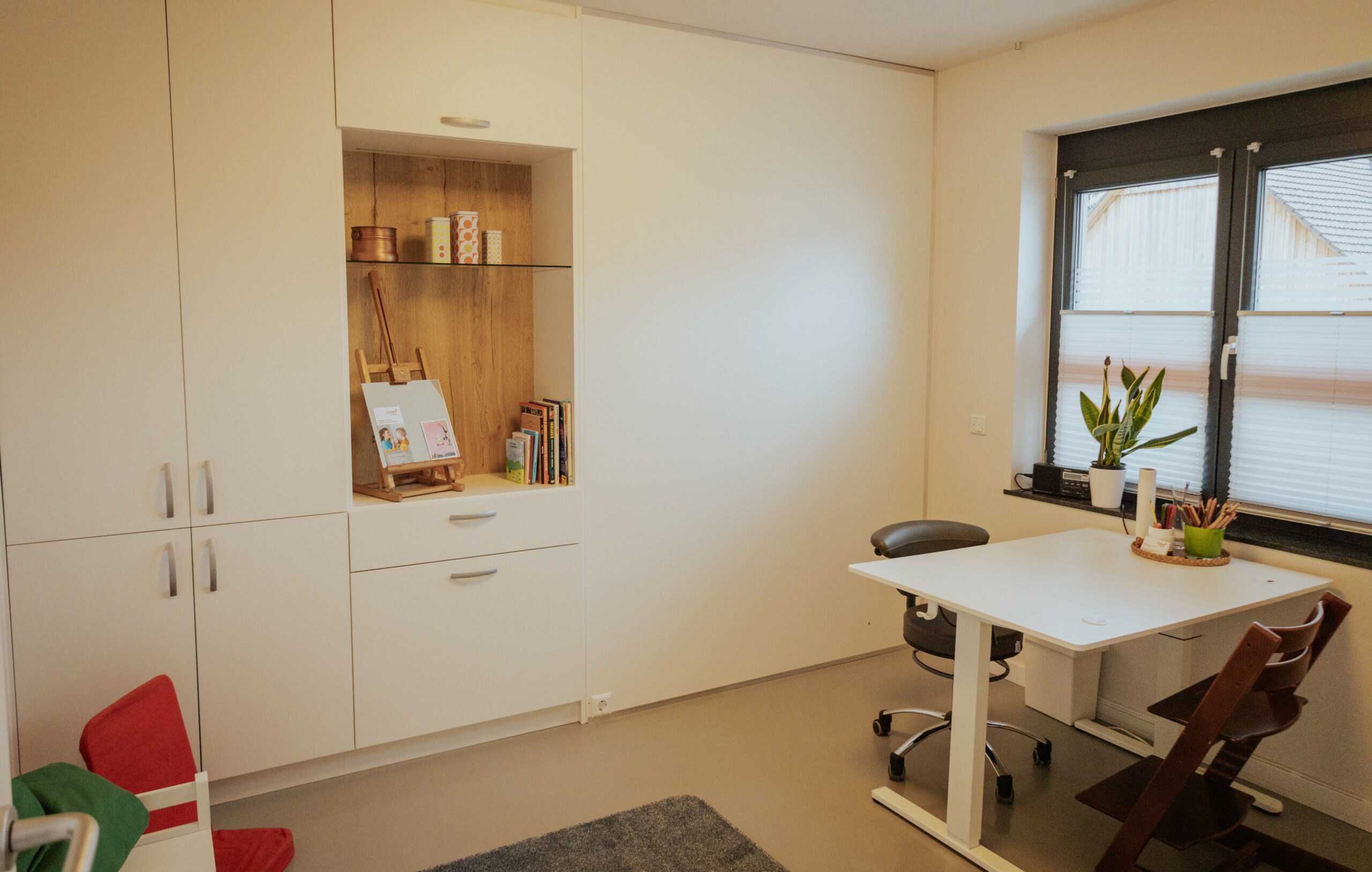 Praxisraum der Logopädie Tuttlingen mit Übungsmaterialien für Sprach- und Stimmtherapie in Emmingen-Liptingen